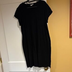 Gap Black T-Shirt Dress